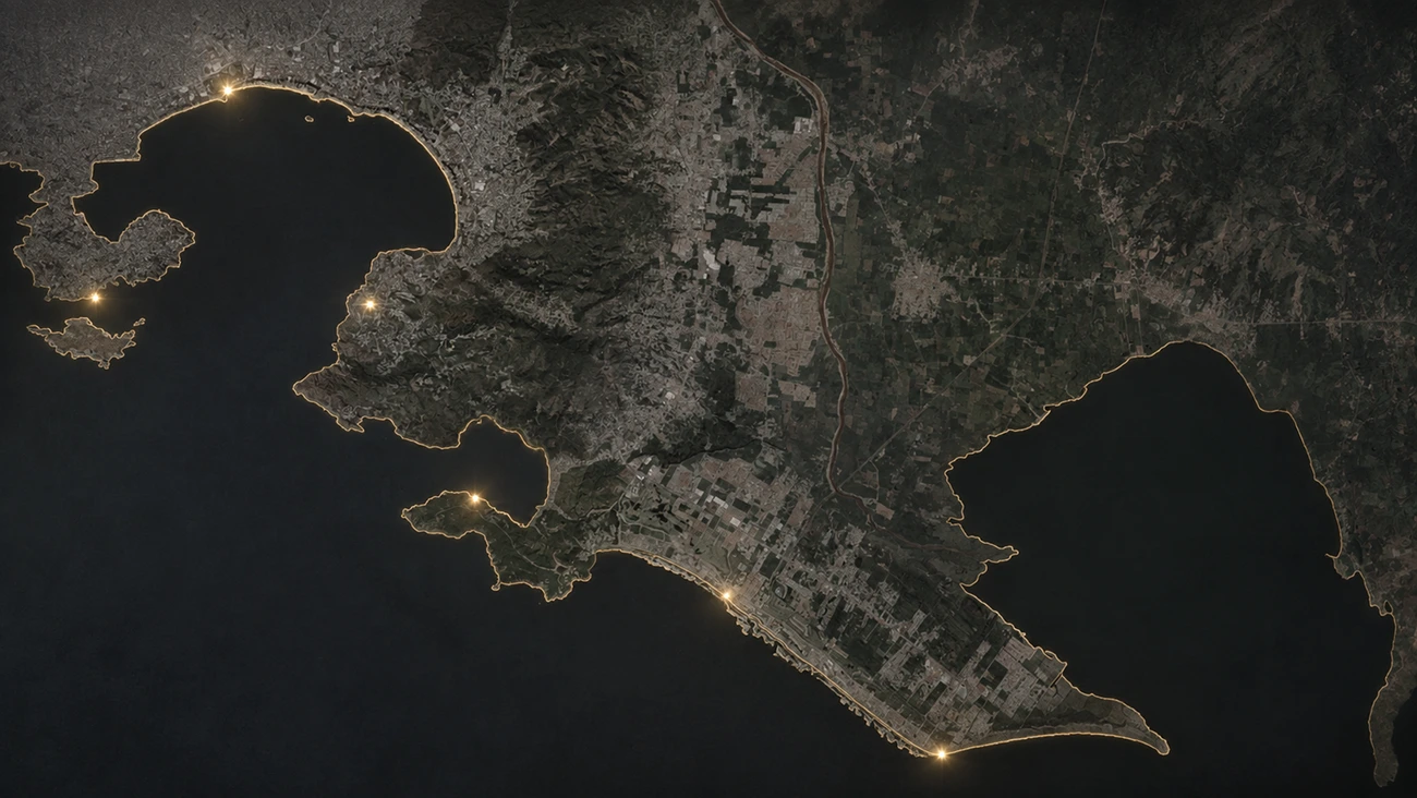 Mapa de zonas de Acapulco — Ron Lavender